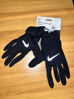 Nike reflective gloves new, sizes L XL, black