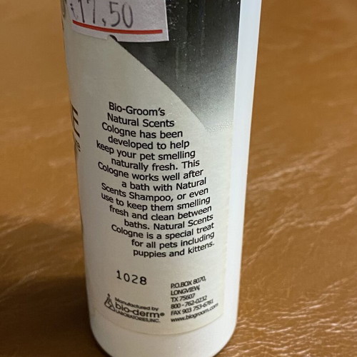 Bio-Groom Crisp Apple cologne for dogs and cats new 118ml