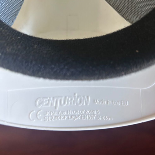 Centurion Reflex White Safety Helmet like new