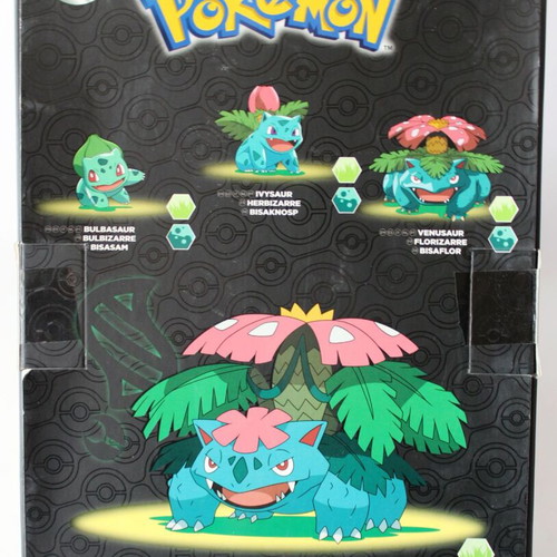 Pokemon 2015 set of 4 figures Bulbasaur Ivysaur Venusaur Mega Venusaur new