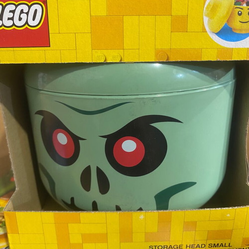 Lego Plastic Kids Food Container Green New