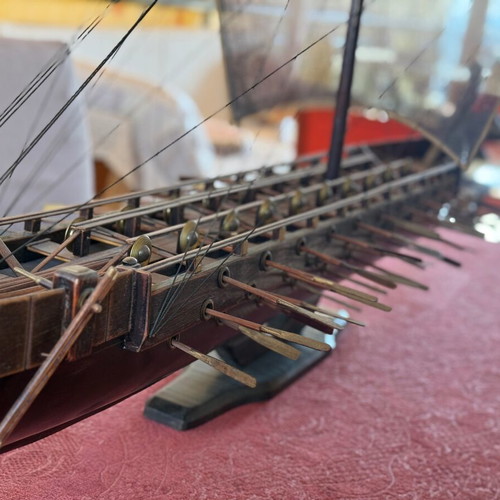 Wooden Greek Trireme Antique like new