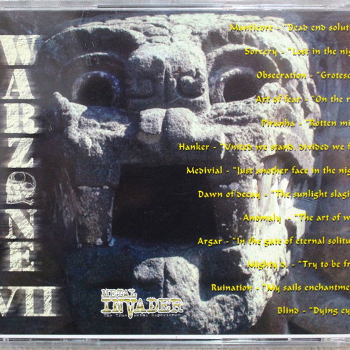 Warzone VII CD compilation used, metal