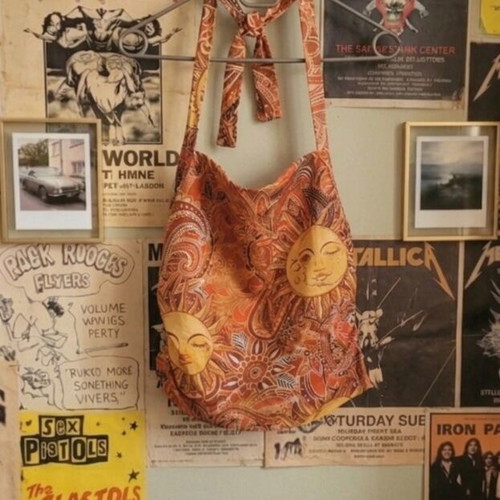 Hippie Boho Shirt new, yellow and orange