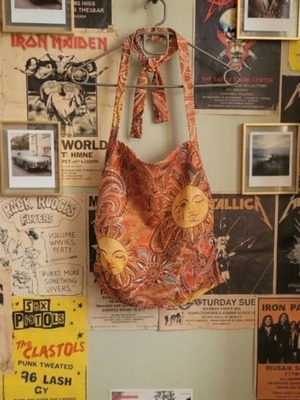 Hippie Boho Shirt new, yellow and orange