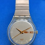 Swatch watch new, beige