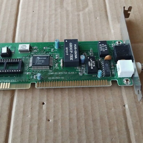 Davicom 05-01-0231-02 16-bit ISA Network Adapter Card like new