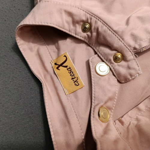 Spring jacket used, pink, size S to M, fabric