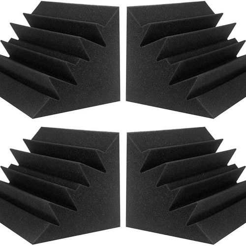 Corner bass traps new, pack of 25, sound absorbing, fire resistant