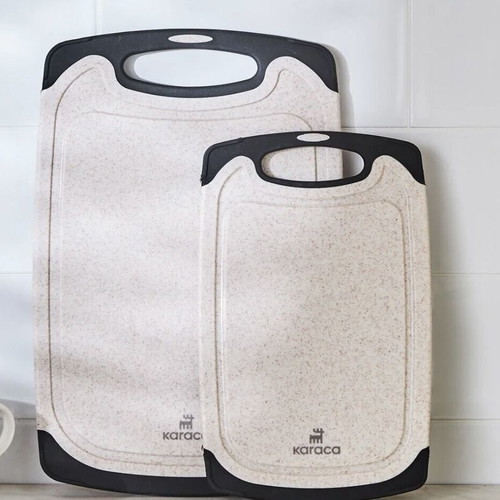 Karaca Cutting Board Set 2 Pieces New, practical sizes