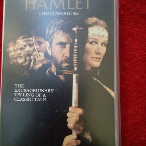 Hamlet VHS video cassette used without Greek subtitles
