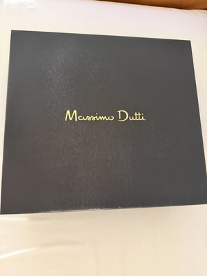 Ανδρικά μποτάκια Massimo Dutti μέγεθος 41 καινούργια, μαύρα