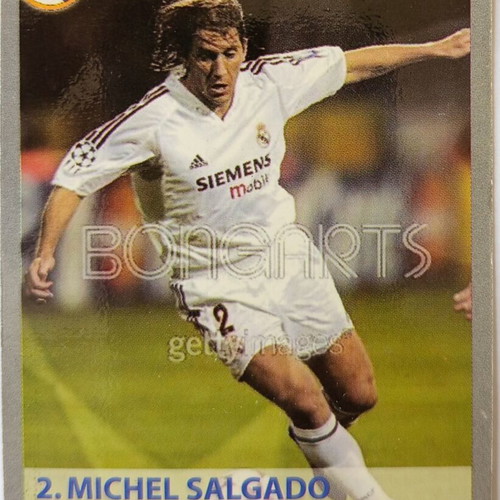Míchel Salgado Real Madrid collectible card