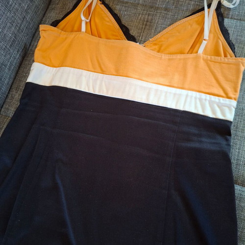 Billy Sabbado dress used, black and orange, size M