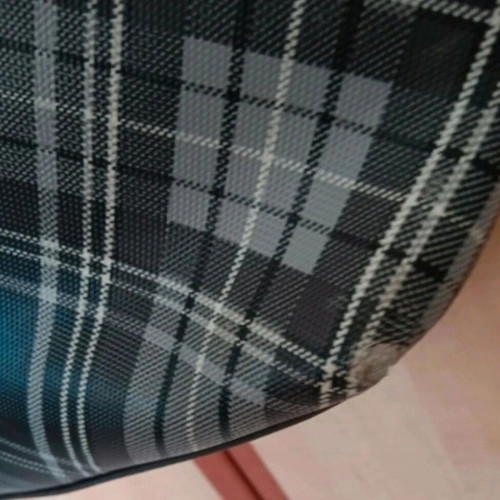 Doca shoulder bag, black white grey checkered