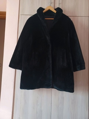 Lorenzo Cabrivi Reversible Eco Fur new, black, size S