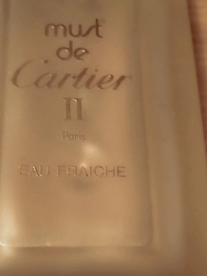 Must de Cartier eau fraiche 100 ml vintage used collectible