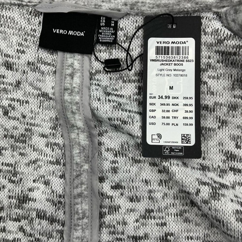 Women's cardigan new, gray, size M