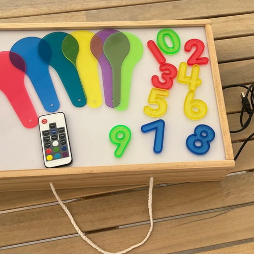 Playtive educational light table like new, complete set