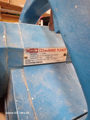Ryobi 122mm hand planer used heavy-duty