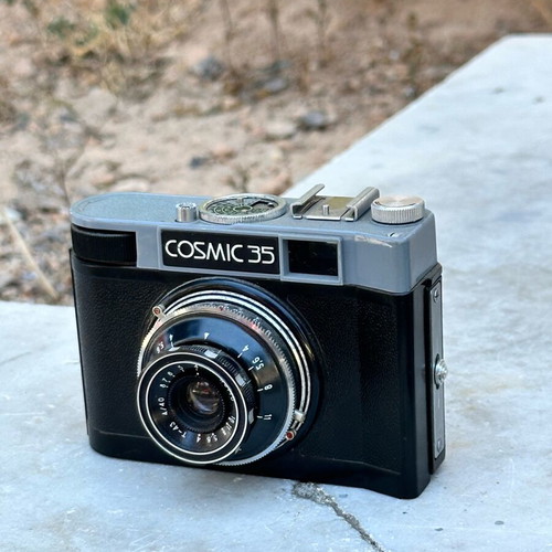 Cosmic 35 camera used, USSR 1960s, LOMO