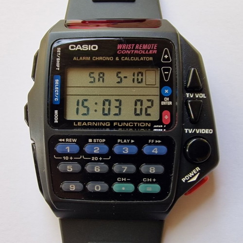 Casio CMD-40 Wrist Remote Controller Watch like new, black