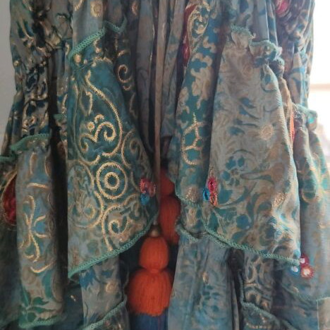 Sumitra Boho Maxi Dress like new, one size, multicolor