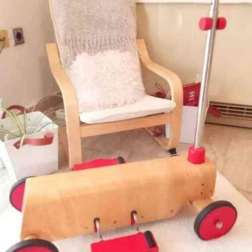 Plan toys wooden scooter like new, rare and special