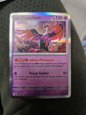 Pokemon Card Fezandipiti Holo new