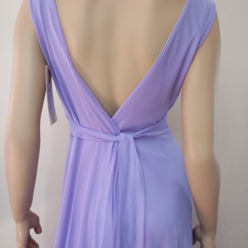 One Size lilac dress with sash, tulle lining