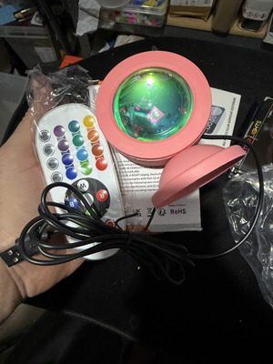Sunset Lamp RGB LED light with remote control