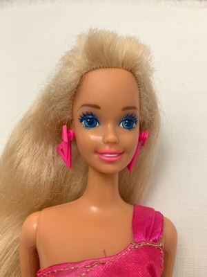 Totally Hair Barbie used with long hair and original earrings