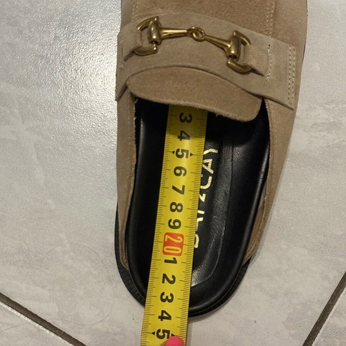 Sante leather loafers like new, beige, sizes 36-37