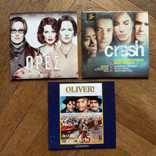 DVD movies set of 3 like new