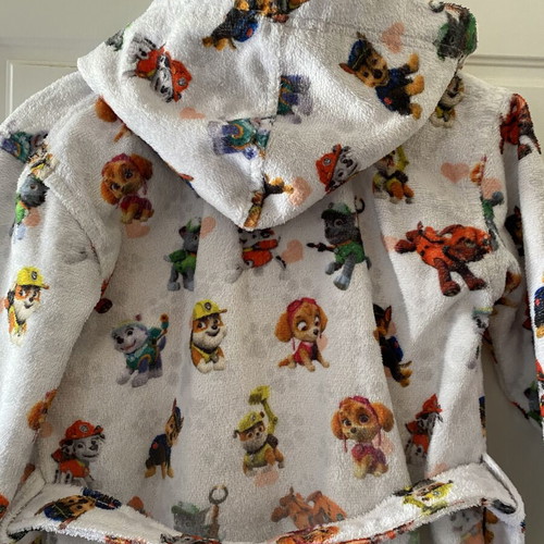 Paw Patrol Cotton Bathrobe for Boys 5-6 Years Like New