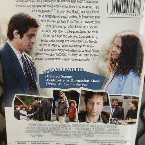 Things We Lost in the Fire DVD used, social drama, subtitles