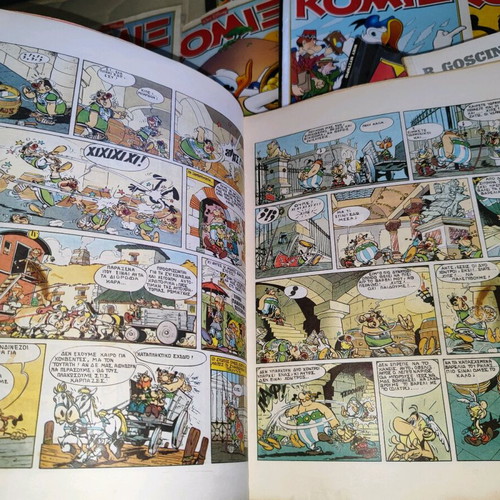 Asterix in Britain comic book used, Psaropoulos edition 1978