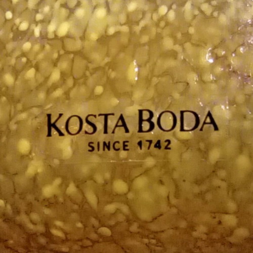 Kosta Boda Chicko 49606 Bertil Vallien Art Glass Vase 21cm like new