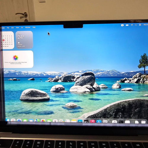 MacBook Air 13.6" M2 (2022) used, 8GB RAM, 256GB SSD, Space Gray, screen defect