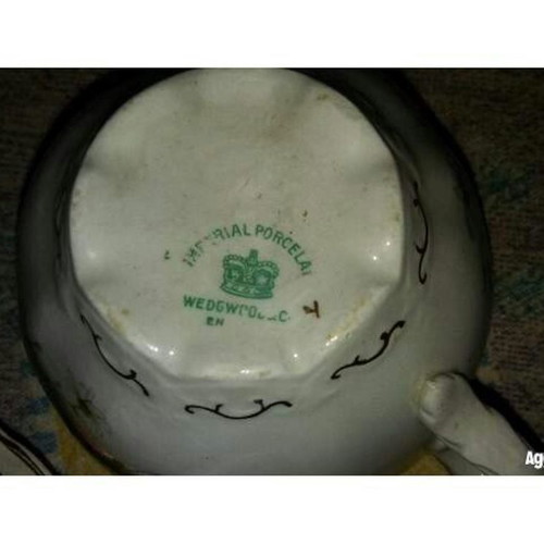 Wedgwood England porcelain cup used with gilded details
