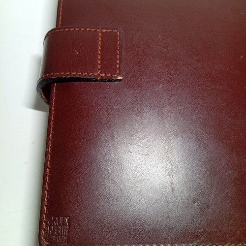 Rudi Rabitti leather organizer agenda