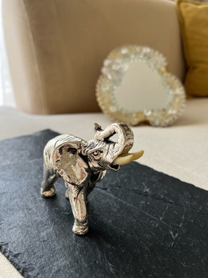 Decorative elephant silver plated 925 like new