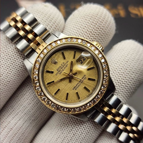 Rolex Datejust 26mm like new with diamond bezel and Jubilee bracelet