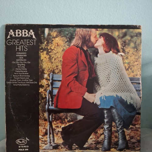 Abba vinyl records used, set of 6