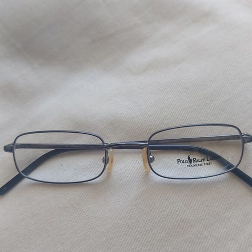 Polo Ralph Lauren metal eyeglass frame like new, blue