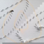  Σετ κολιέ και βραχιόλι με αληθινό μαργαριτάρι