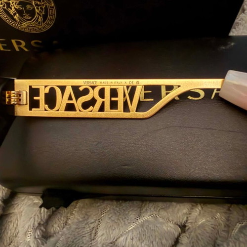 Versace glasses like new, black and gold frame