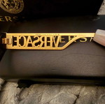 Versace glasses like new, black and gold frame