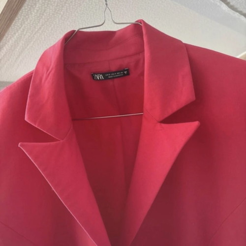 Mini blazer dress Zara size Small new, raspberry color