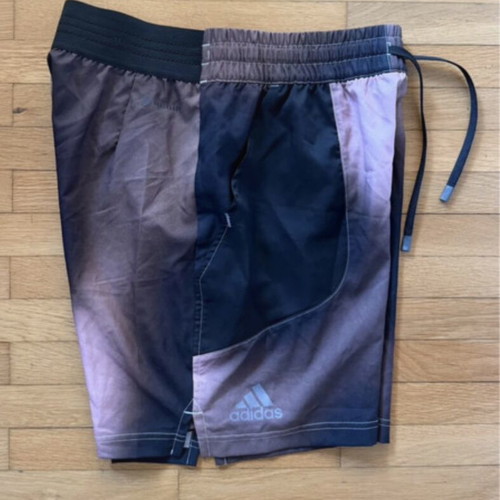 Adidas Melbourne Tennis shorts, grey and purple, size M
